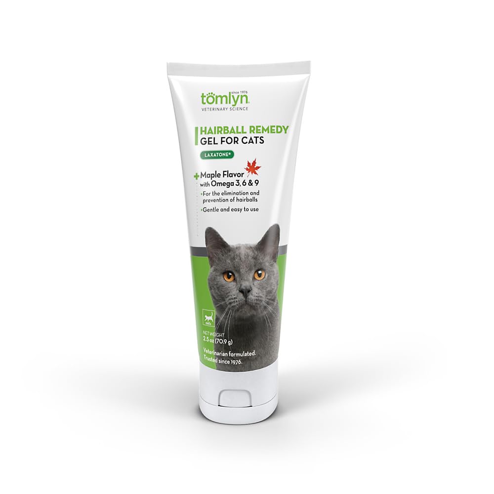 Tomlyn Laxatone gel para gatos: ayuda a lubricar pelo ingerido para facilitar su paso
