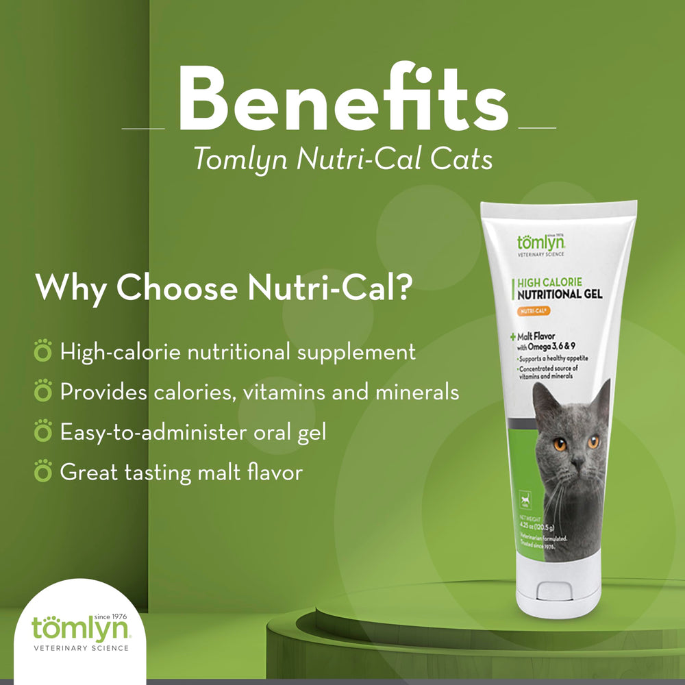 Tomlyn Nutri-Cal gel con textura cremosa para administración fácil