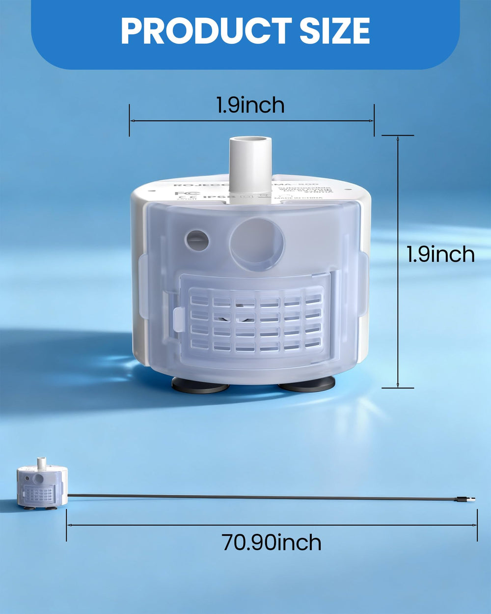 Tomxcute repuesto para fuente de gatos, ayuda a mantener el agua en movimiento.