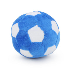 TONYFY Pelota chirriante de fútbol para perros, ideal para juegos activos dentro y fuera