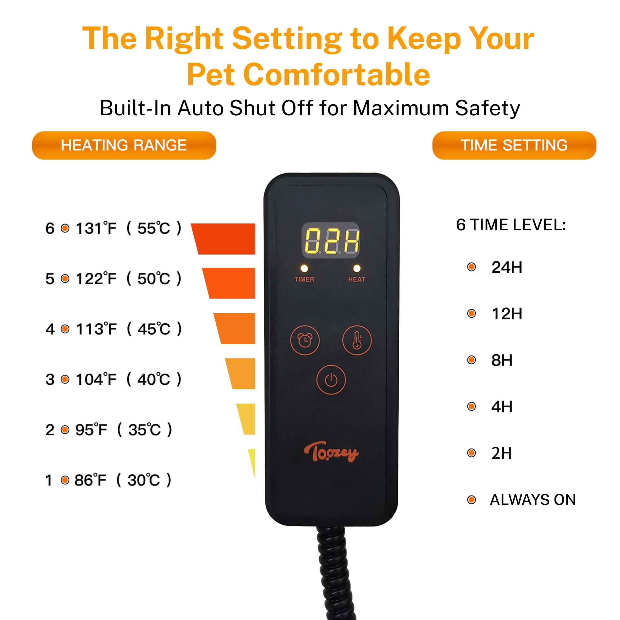 Toozey cable resistente a mordidas para mayor durabilidad y seguridad.