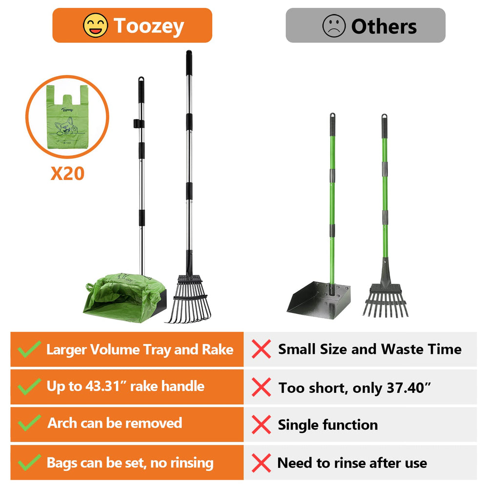 Toozey acero inoxidable resistente a la intemperie, duradero para uso diario.