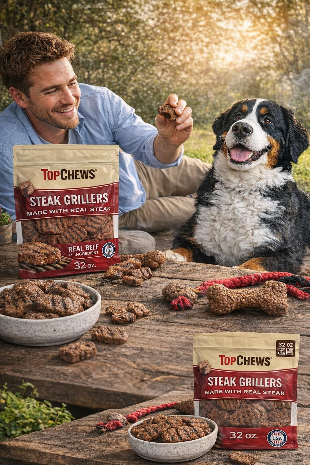 Top Chews Steak Grillers, tapa hermética mantiene frescura y sabor.
