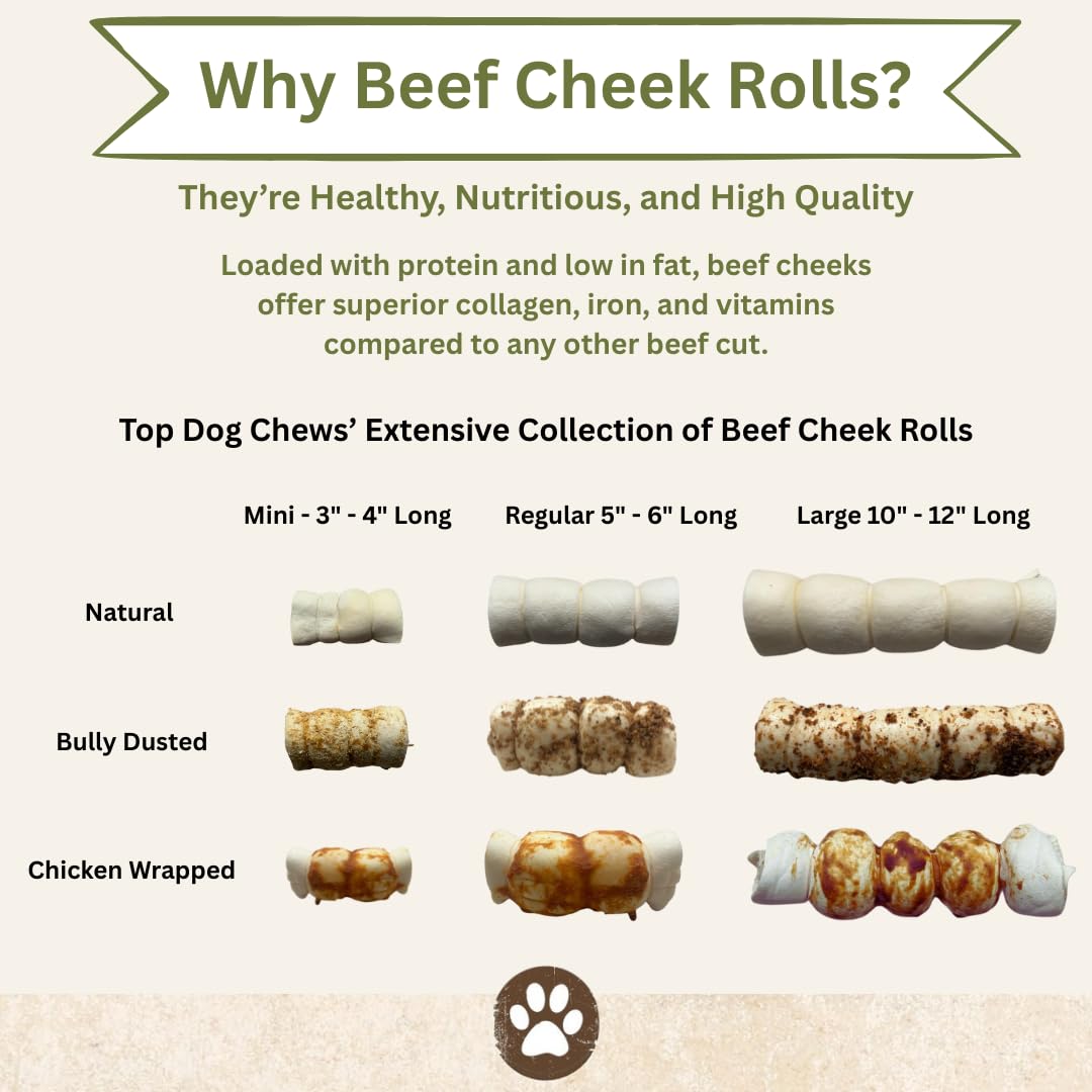 Top Dog Chews inspeccionados a mano en Estados Unidos para mayor calidad