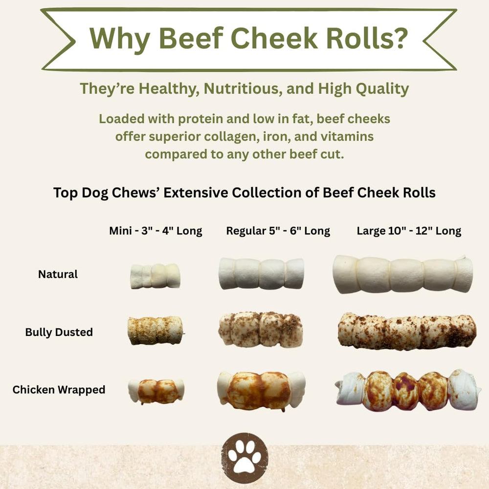 Top Dog Chews inspeccionados a mano en Estados Unidos para mayor calidad