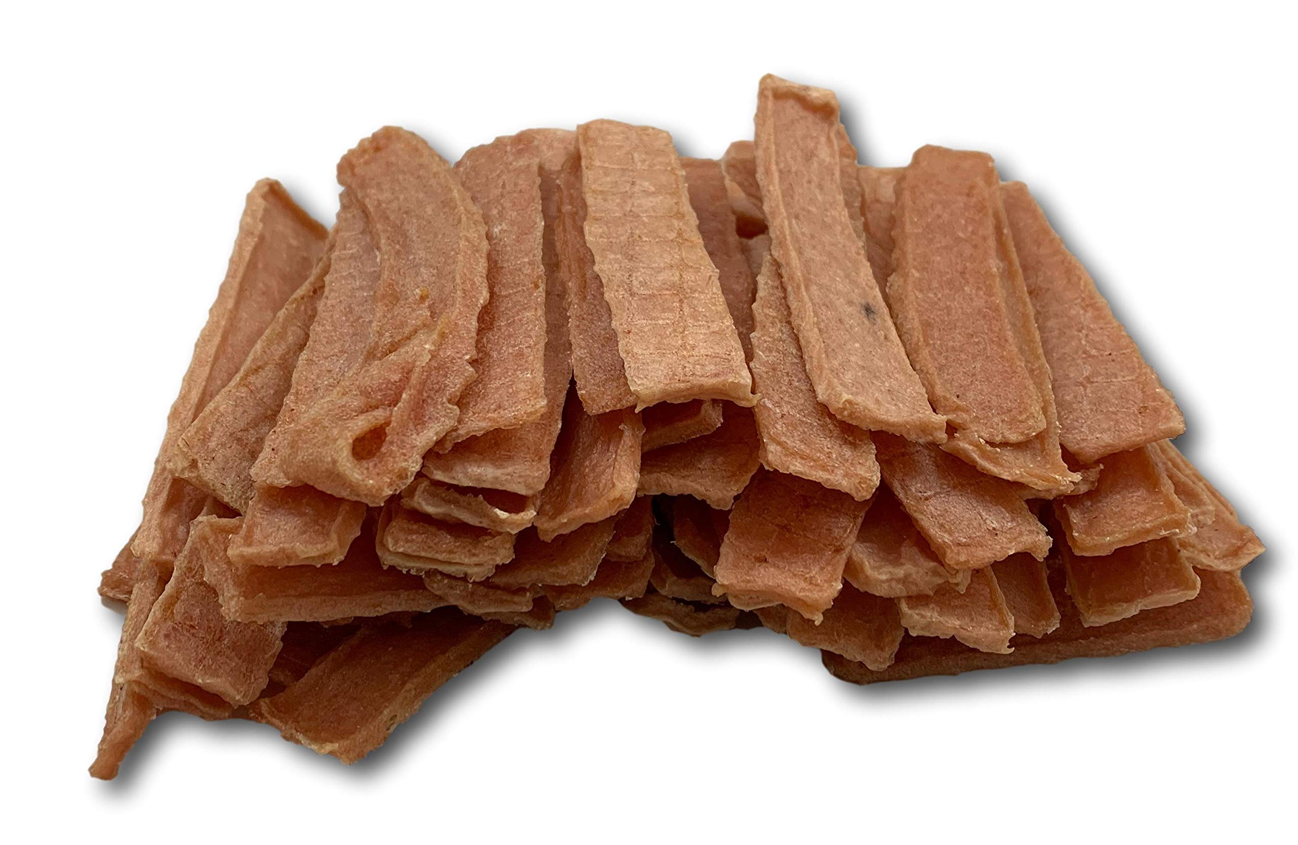 Top Dog Chews tendones de pavo planos, beneficios dentales por masticación constante