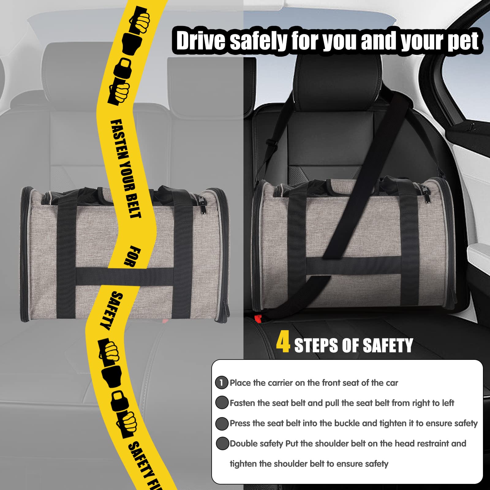 Top Tasta correa ergonómica ajustable, transporte cómodo.