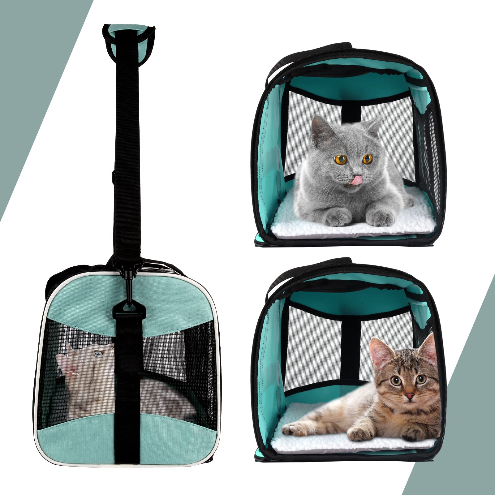 Top Tasta transportín con correa ajustable para transporte cómodo.