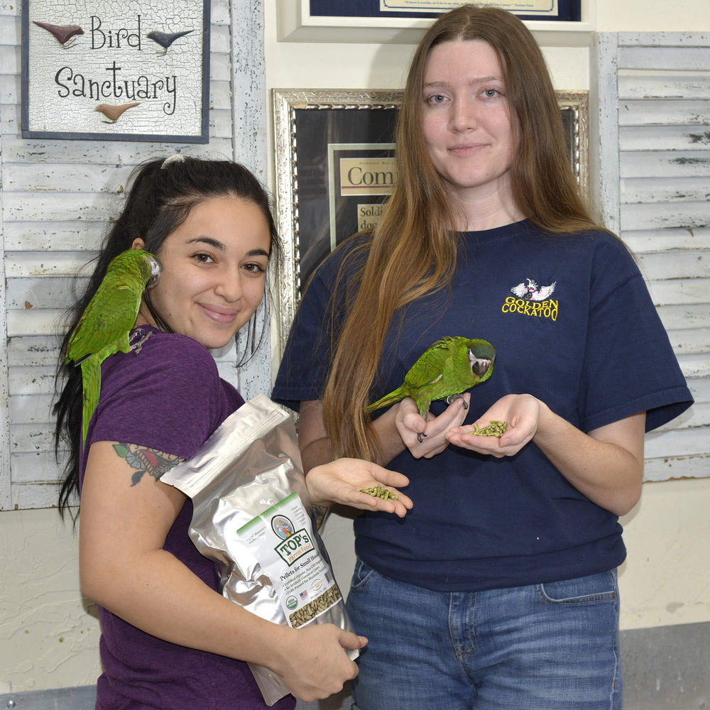 TOP's Parrot Food para una dieta equilibrada de aves pequeñas.