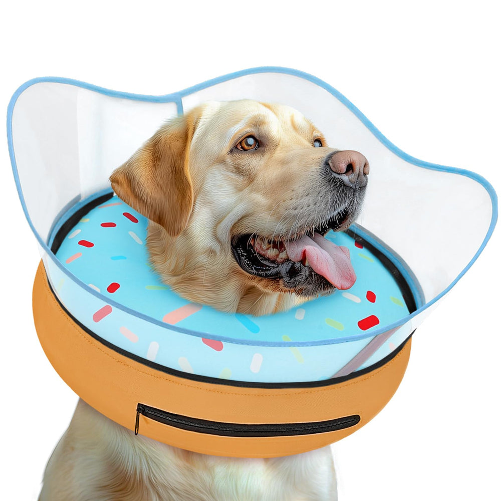 Toptakeit Collar Donut Inflable Elevado Frontal ayuda a proteger heridas sin bloquear la visión