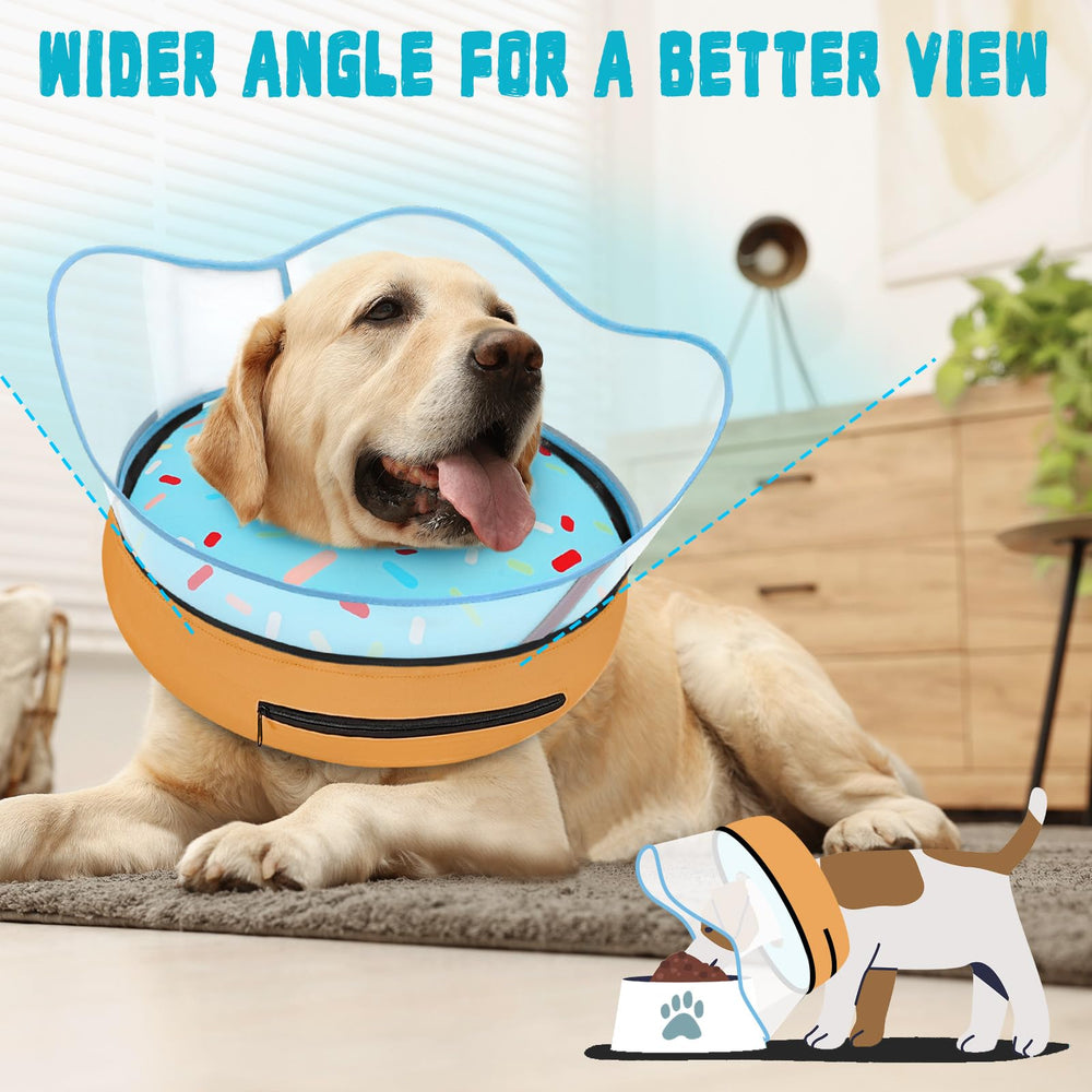 Toptakeit collar inflable donut protege la zona con protección lateral.