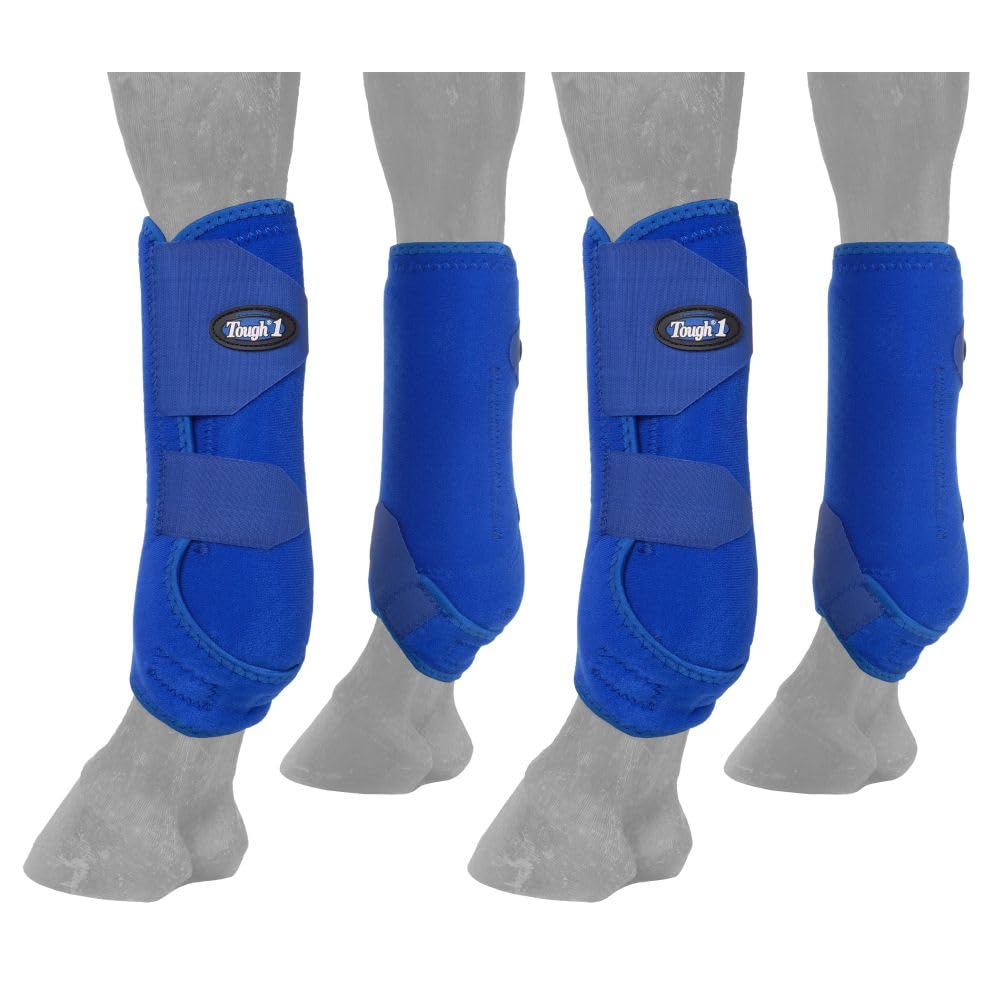 Botas Tough 1 Extremas Ventiladas en azul royal para entrenamiento seguro y cómodo.