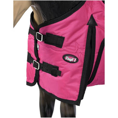 Manta Tough1 600D, costuras con diseño de alambre púas, duradera para libertad de movimiento.