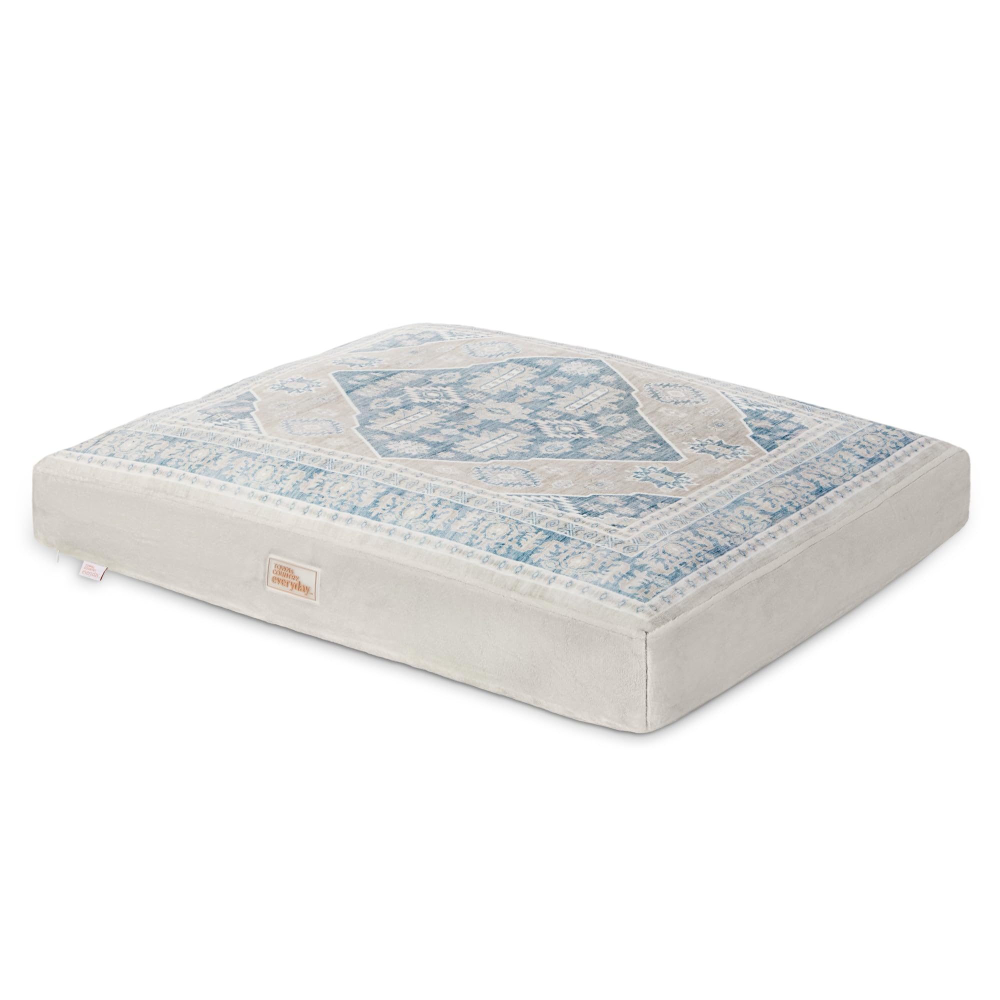 Funda desmontable de CuddleTown cojin-piso facilita lavado rápido y limpieza.