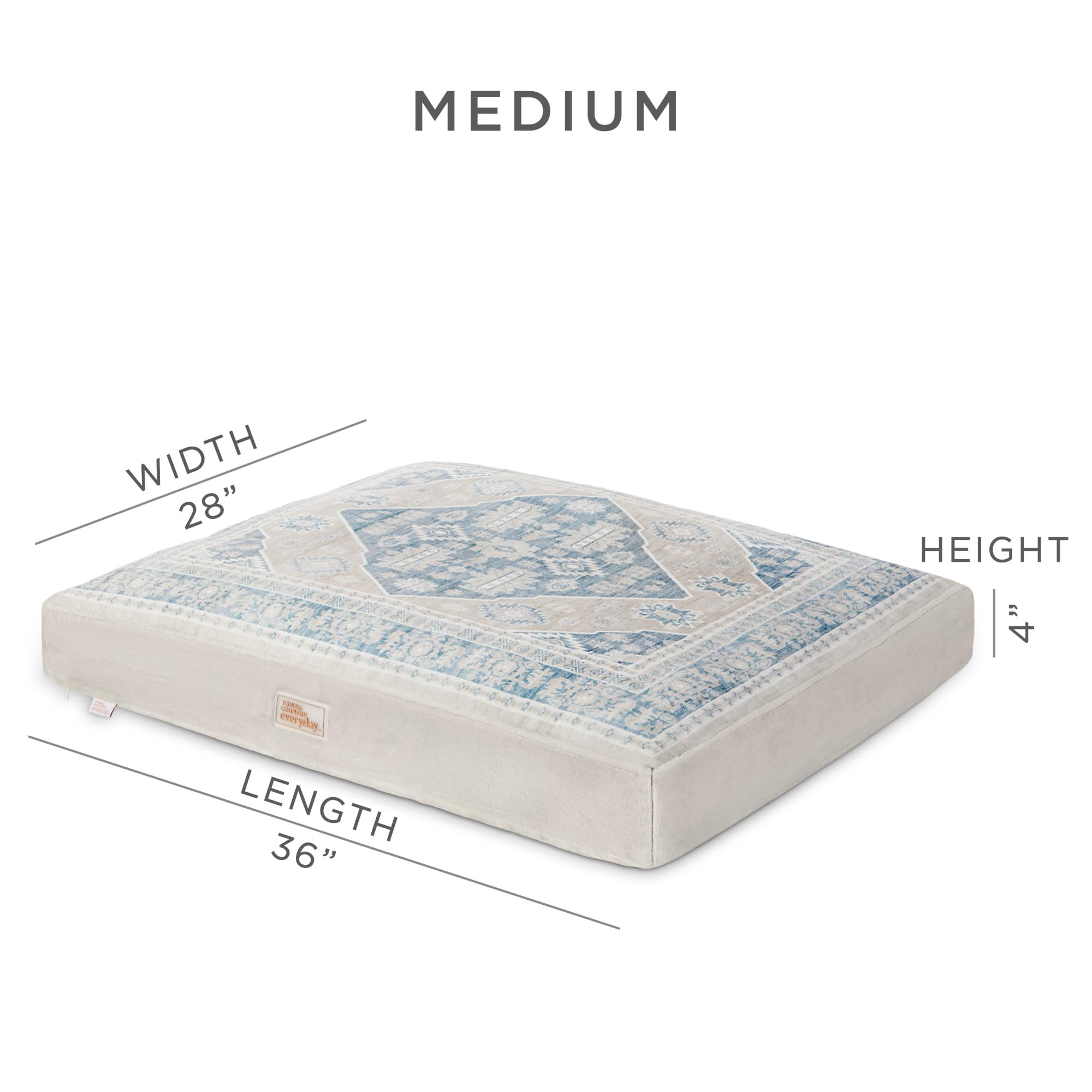 Funda CuddleTown cojin-piso repele el agua para uso diario.