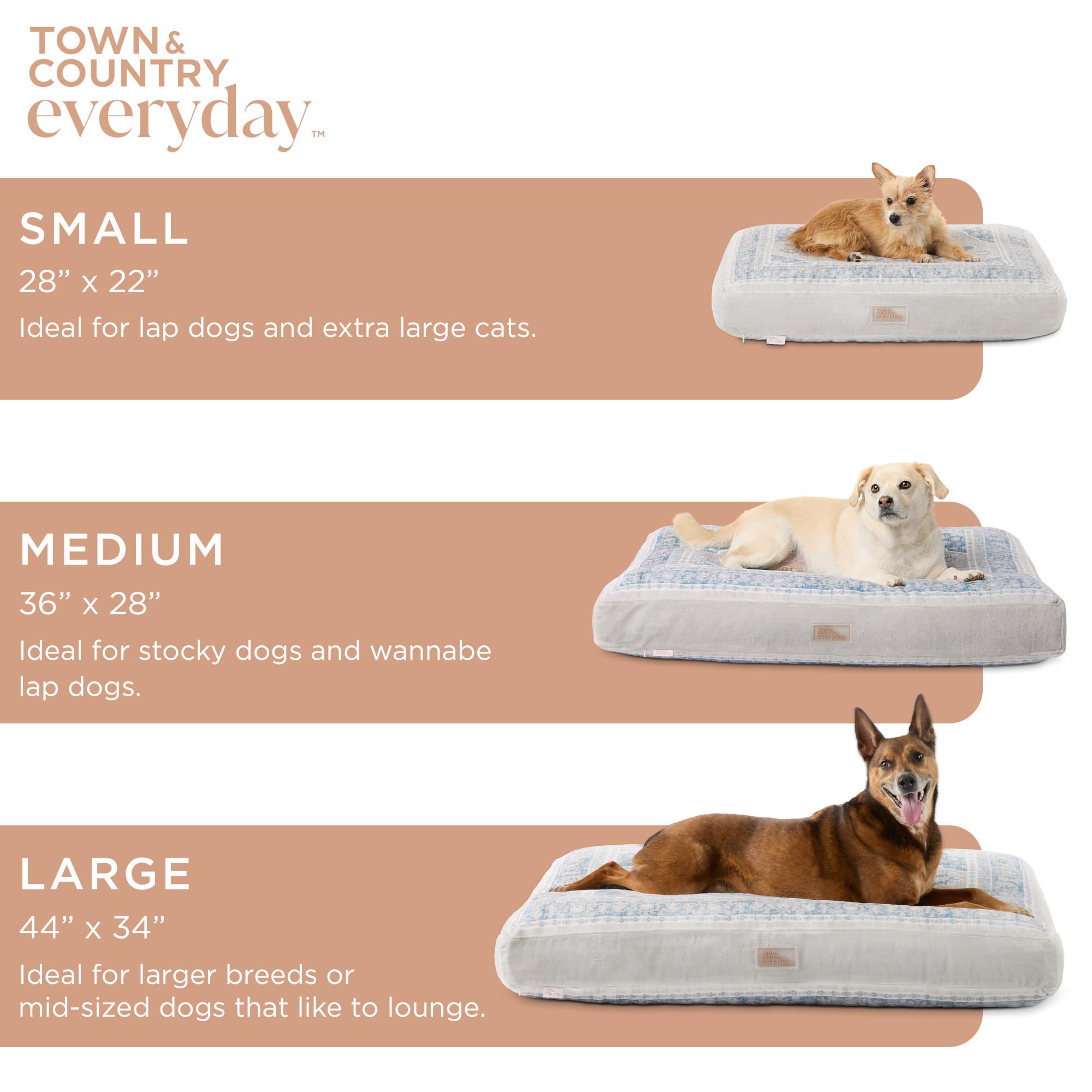CuddleTown Medallion con dos caras reversibles