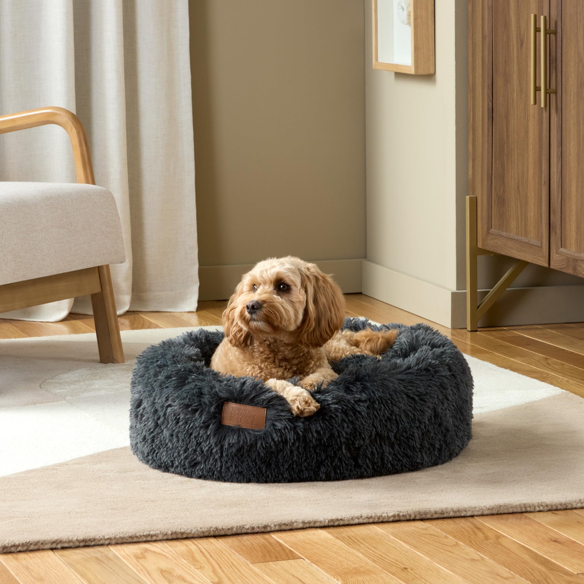 Town & Country Luxe CuddleTown interior de pelo suave para calor y confort