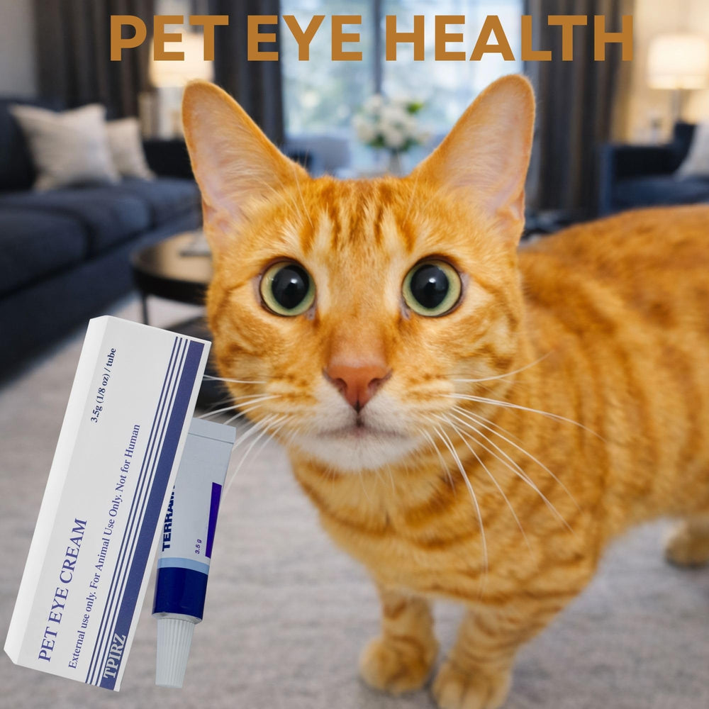 TPIRZ crema ojos mascotas, dosis precisa para uso externo.