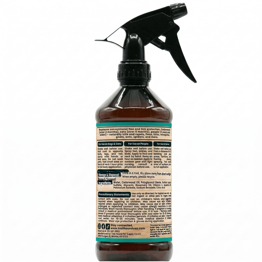 Trail Guard funciona en superficies del hogar, protegiendo muebles y ropa de insectos.