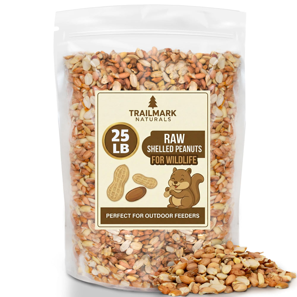 Trailmark Naturals cacahuates crudos pelados para ardillas, snack proteico al aire libre
