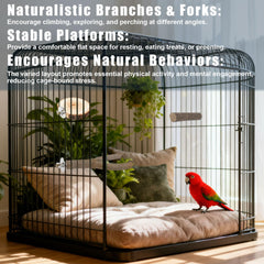 Treewoll conjunto de seis perchas, diversidad para enriquecer el entorno