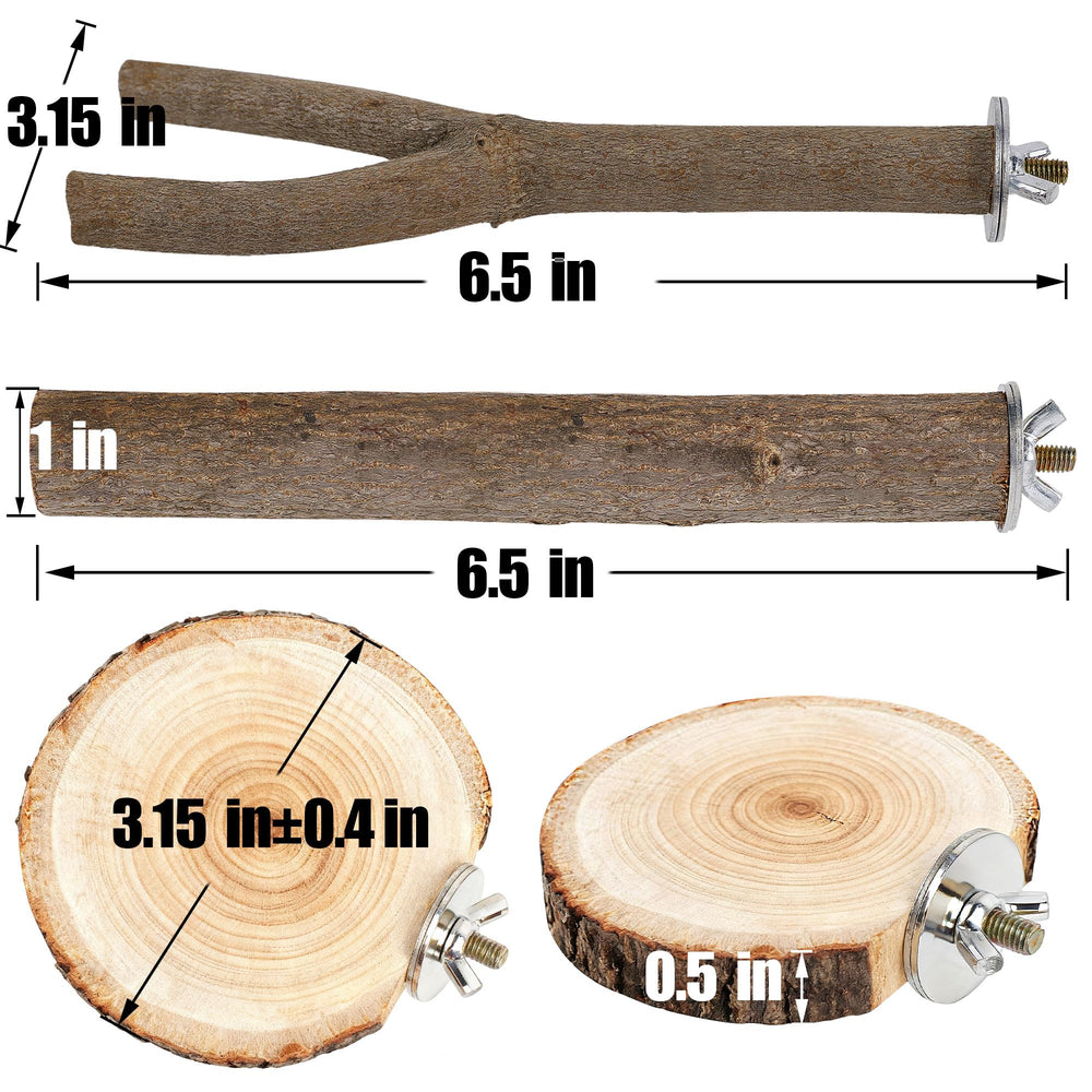 Treewoll percha ramificada para aves, fomenta exploración y destreza