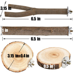 Treewoll percha ramificada para aves, fomenta exploración y destreza
