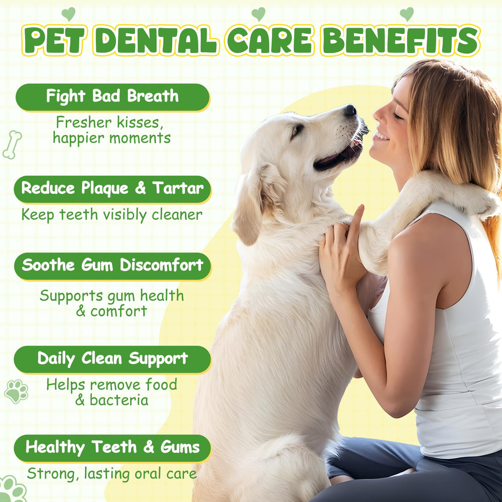 Trihood enfoque veterinario, cuidado dental seguro para perros y gatos.