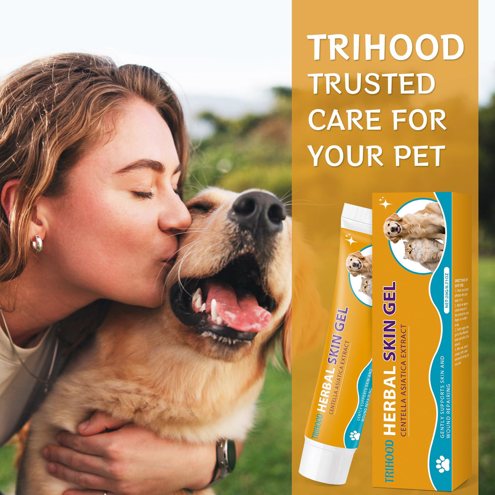 Kit de primeros auxilios Trihood para mascotas listo en casa.