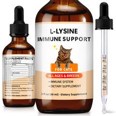 Trihood L-Lisina para gatos, frasco 60 ml, apoyo inmune diario
