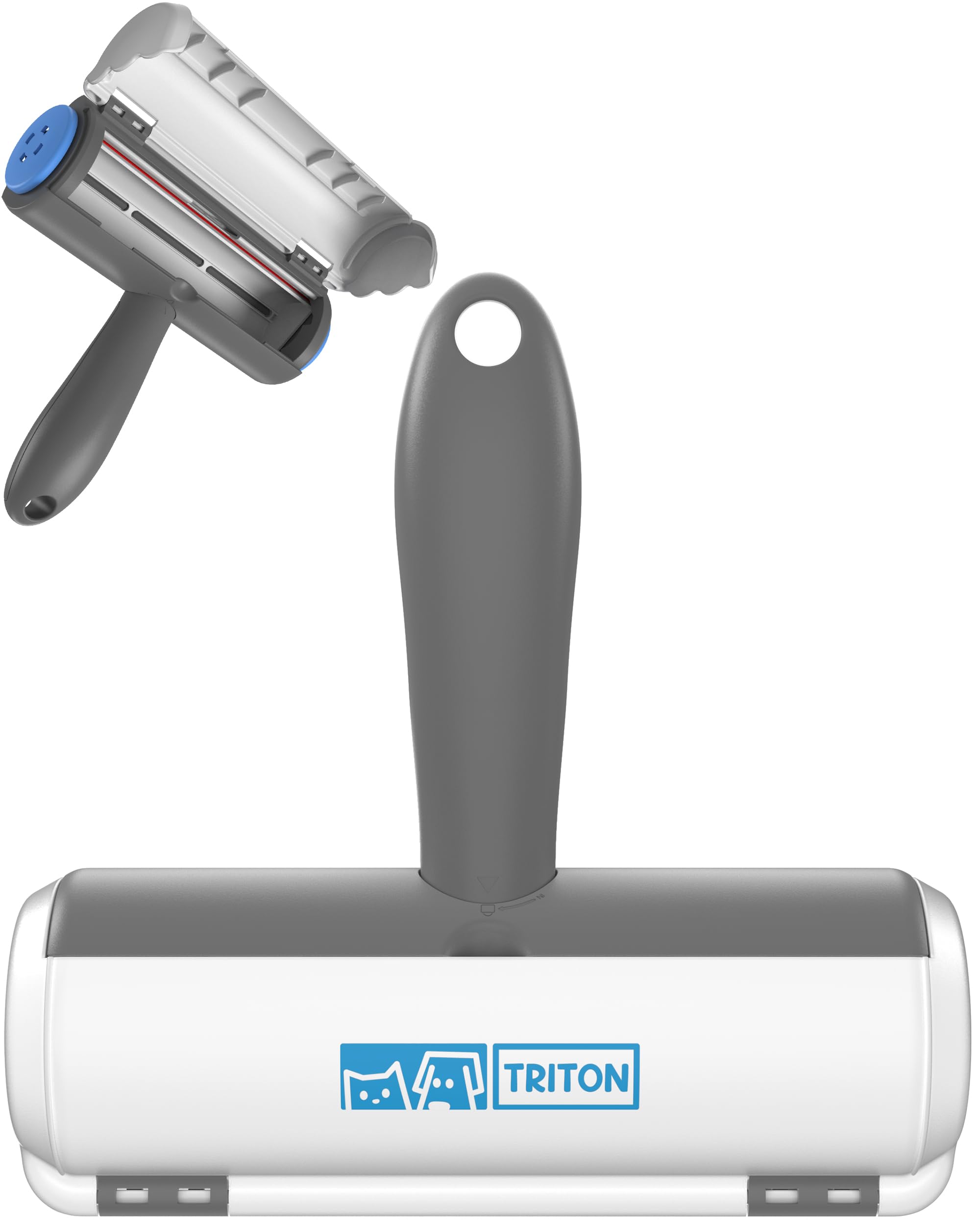 Triton quita pelo para mascotas con manija desmontable, facilita guardarlo tras viajar