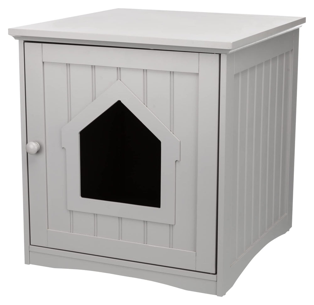 TRIXIE caja de arena, entrada frontal, oculta la bandeja con estilo.