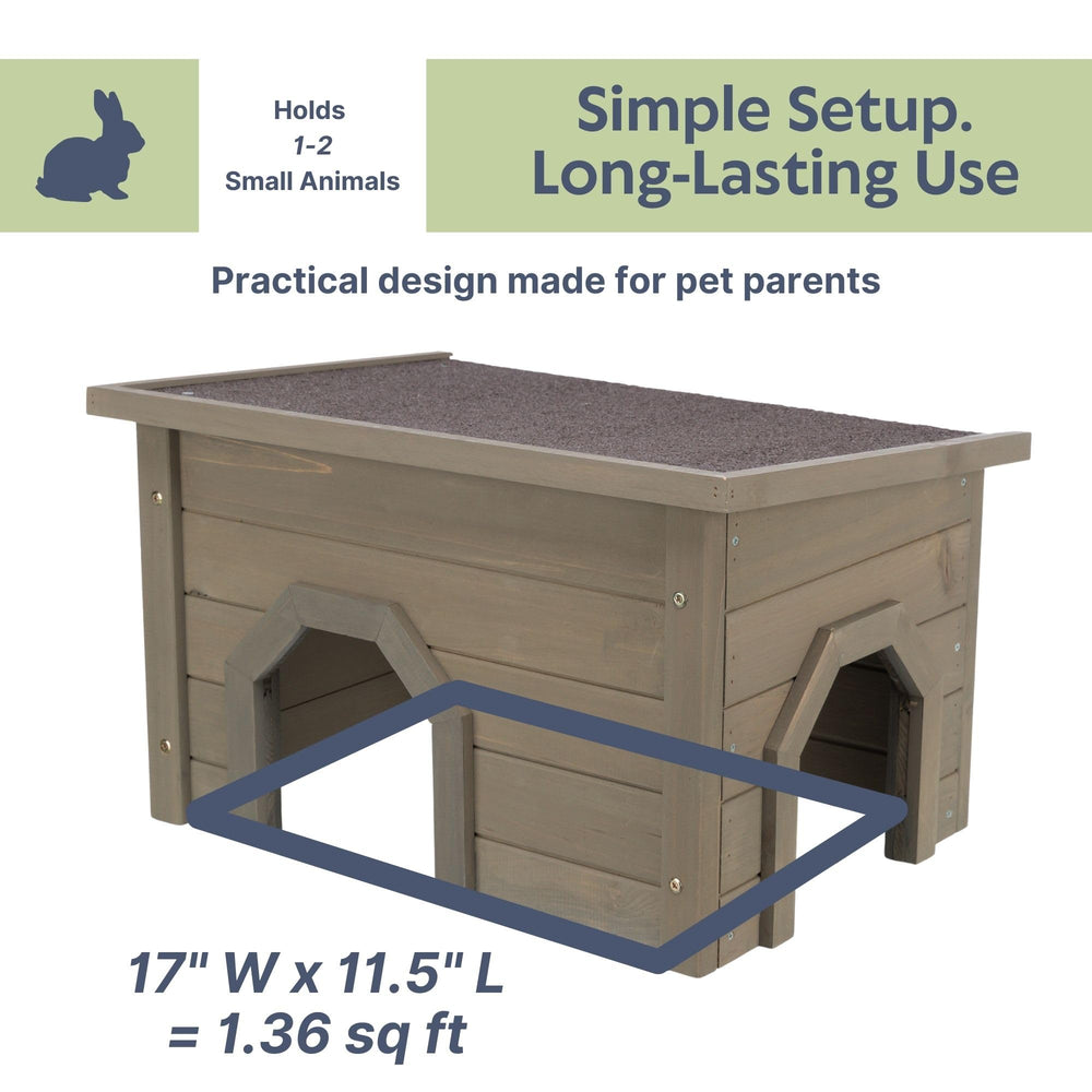 TRIXIE espacio compacto encaja en jaulas y áreas de convivencia.