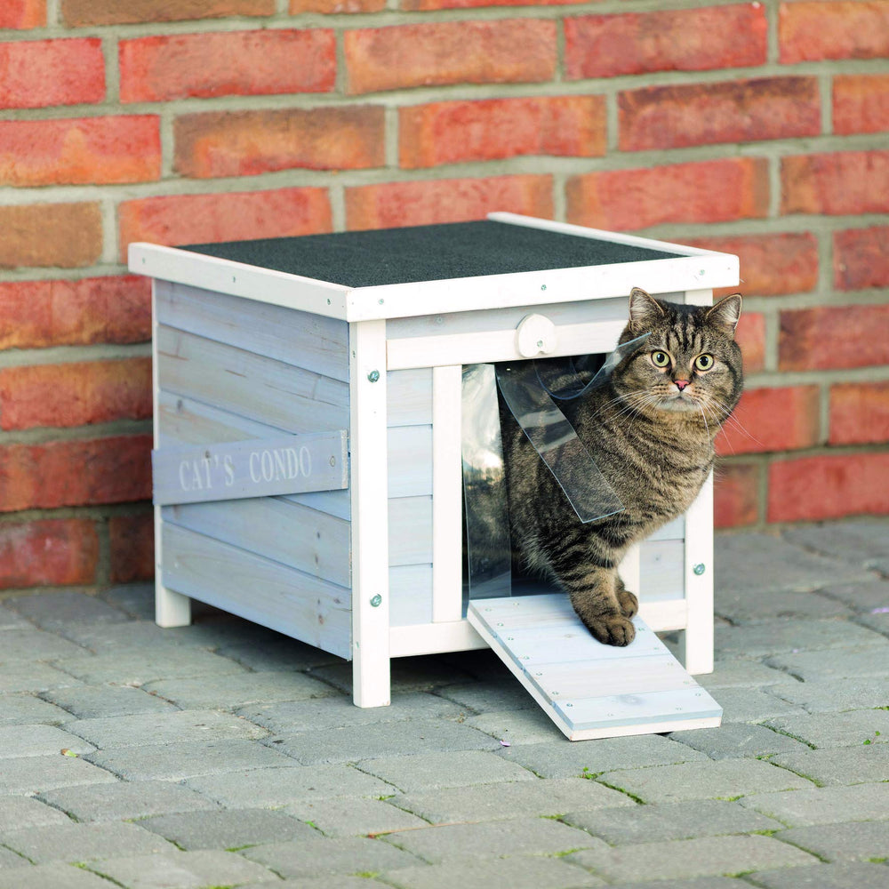 TRIXIE techo asfaltico resistente protección contra lluvia y sol para gatos