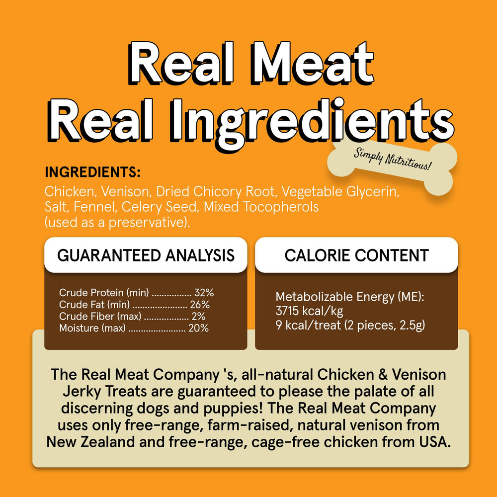 TRMC snack sin granos y natural, fácil de digerir para perros exigentes.