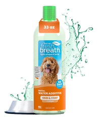 TropiClean aliento fresco, aditivo de agua para perro en botella para uso diario