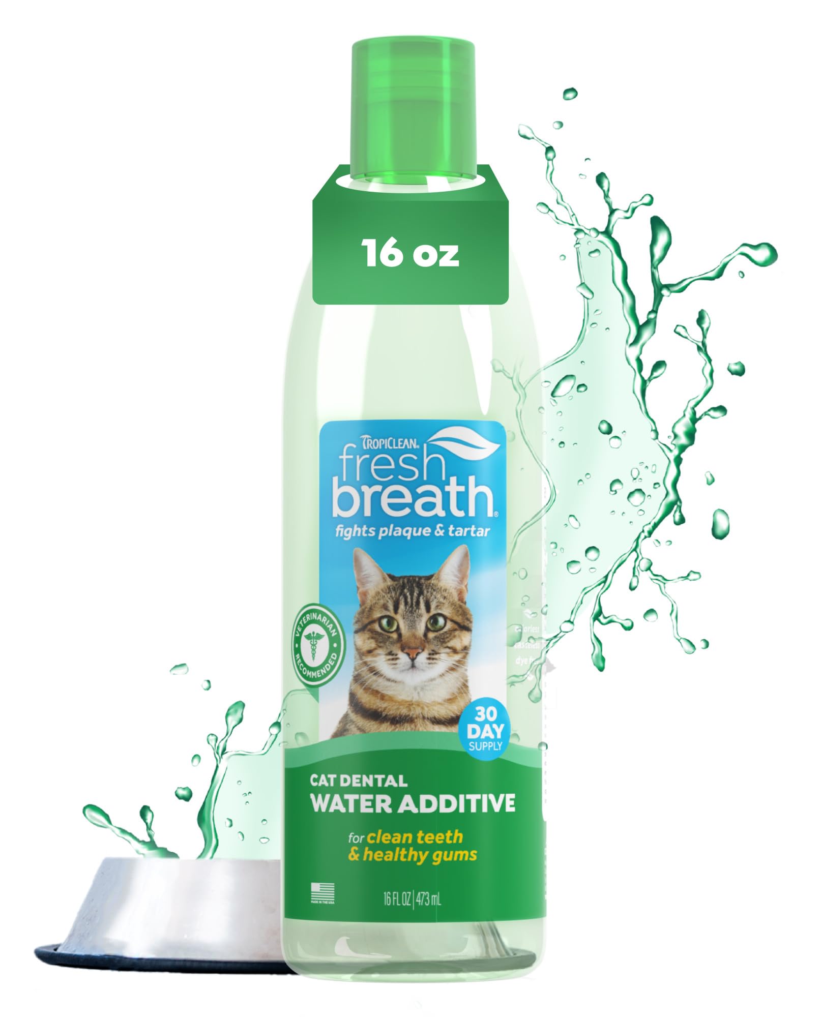 TropiClean botella respiro fresco gato, aliento más agradable.
