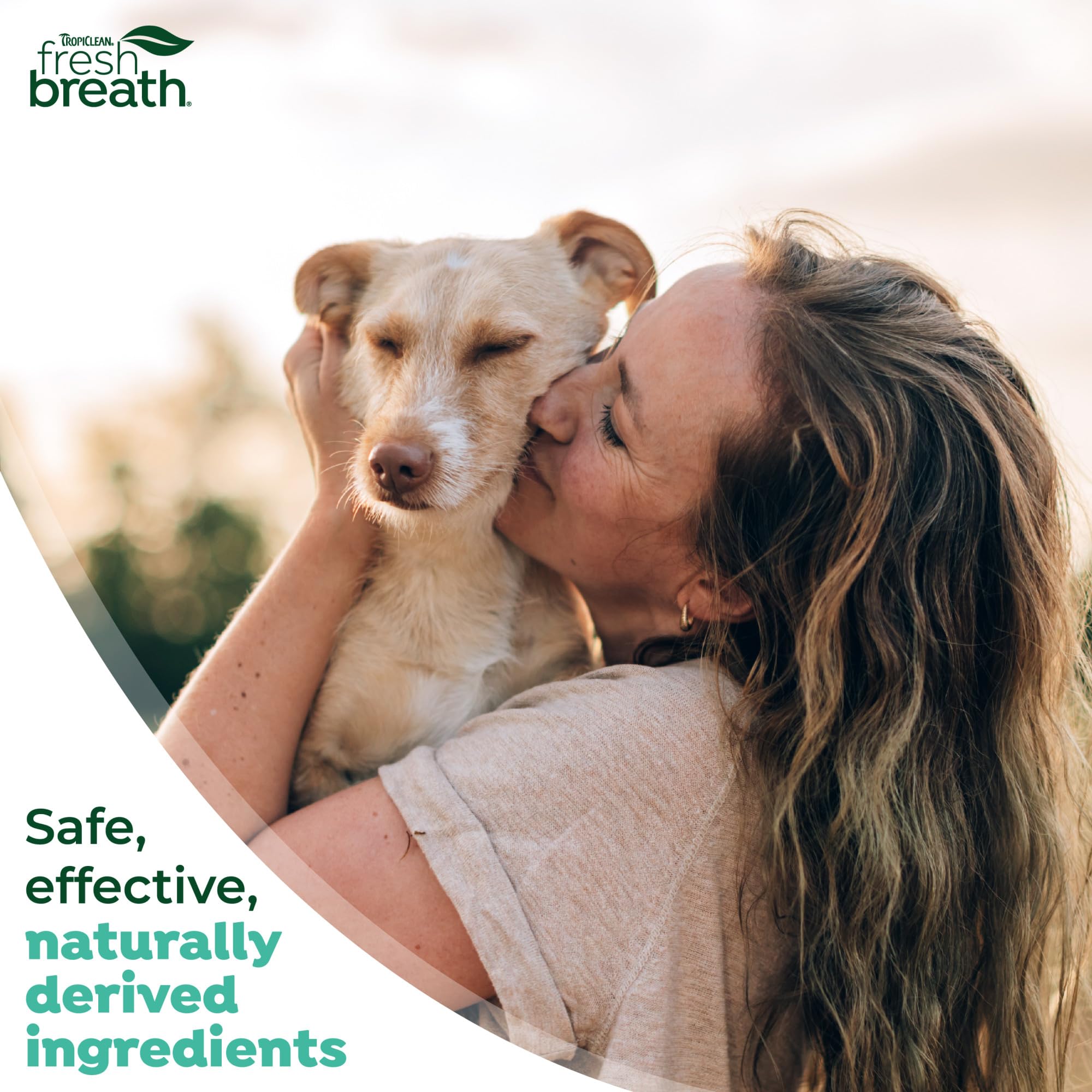 TropiClean Fresh Breath facilita cuidado bucal en casa para perros.