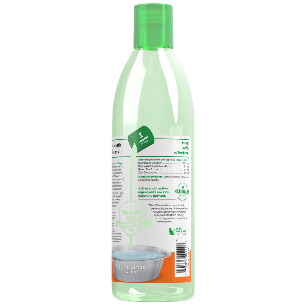 TropiClean aliento más fresco durante horas para perros.
