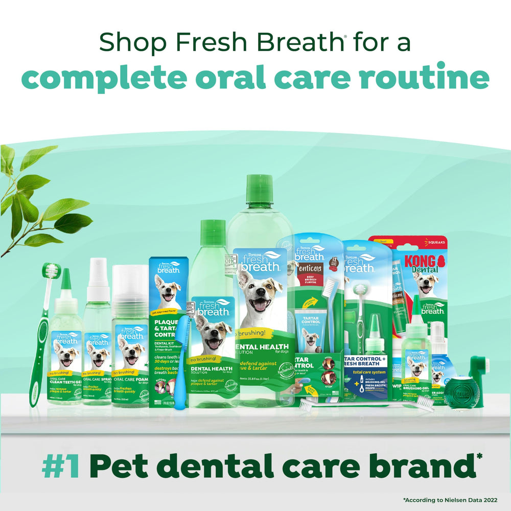 TropiClean Kong bola dental mediana kit limpieza dental para perros