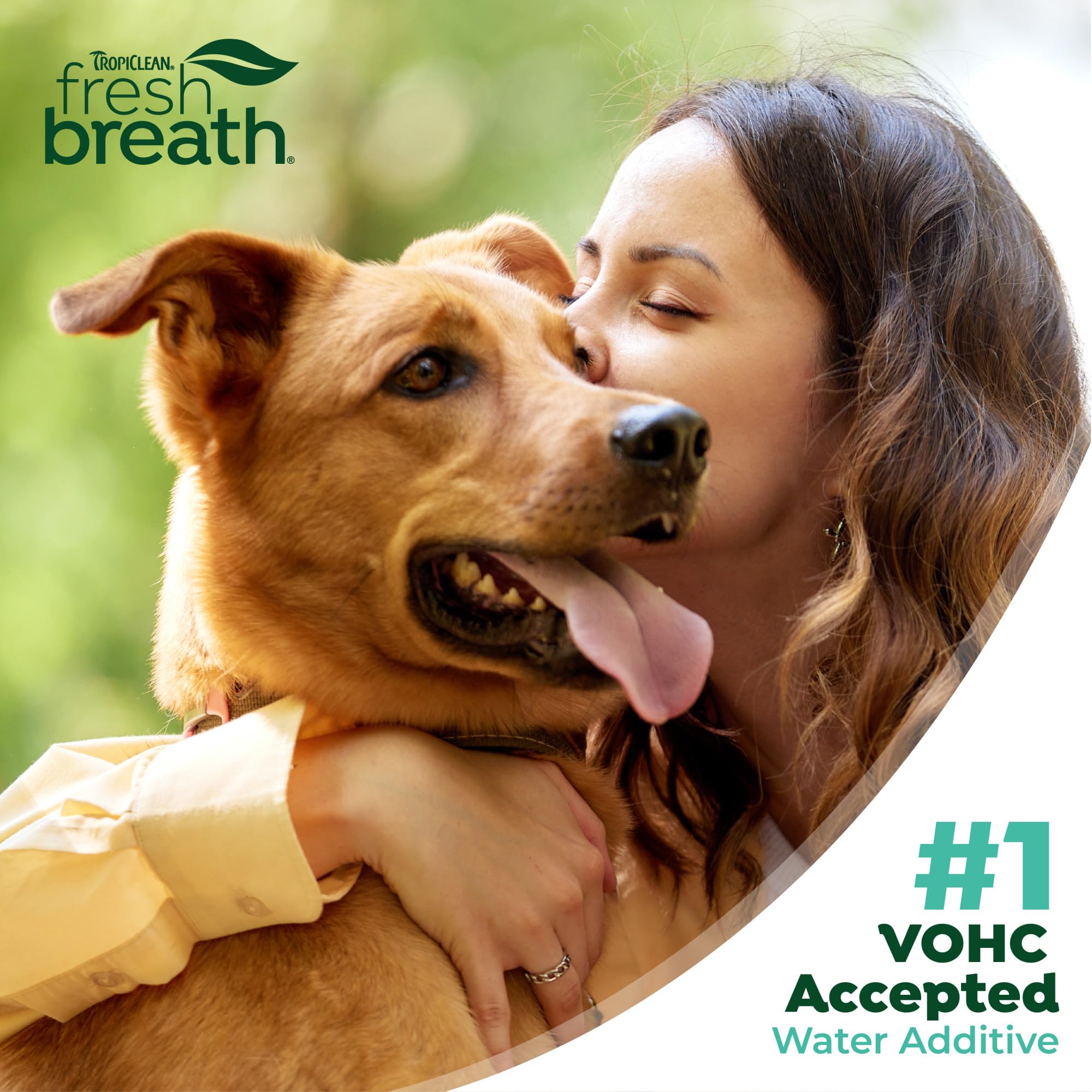 TropiClean mejor aliento: complemento oral para perro, posible refuerzo al cuidado dental.