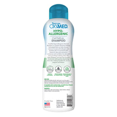 TropiClean OxyMed Champú para perros, aplicación sin lágrimas para ojos sensibles.