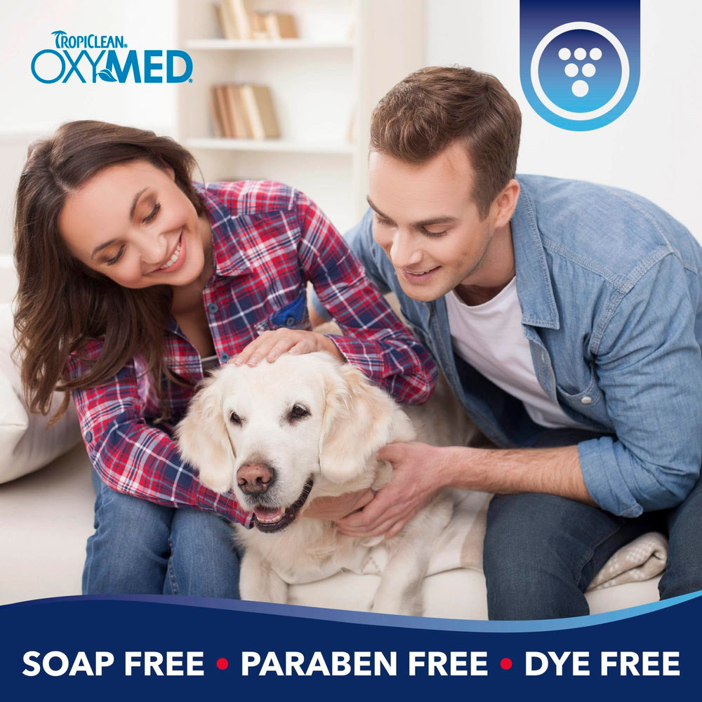TropiClean OxyMed: producto fabricado en Estados Unidos para cuidado de oídos.