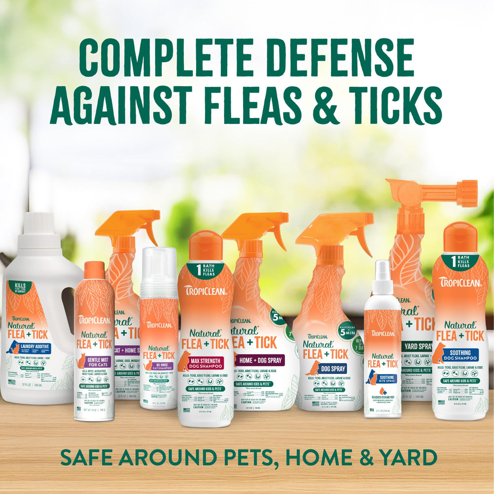 TropiClean Spray seguridad para familias en áreas al aire libre