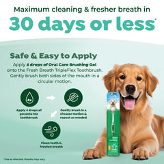 TropiClean TripleFlex para dientes grandes ayuda a mantener la higiene diaria.