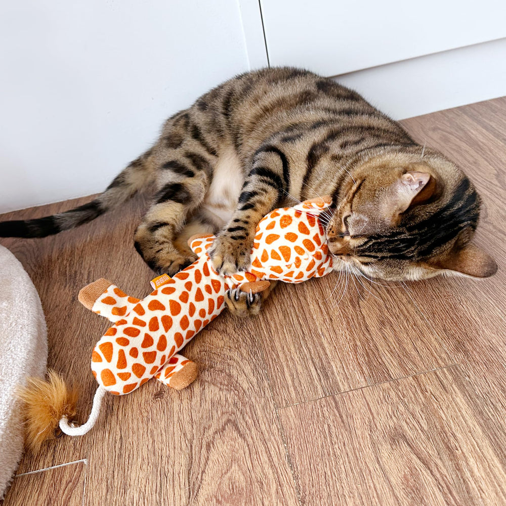 TTcat forma de jirafa para un peluche llamativo.