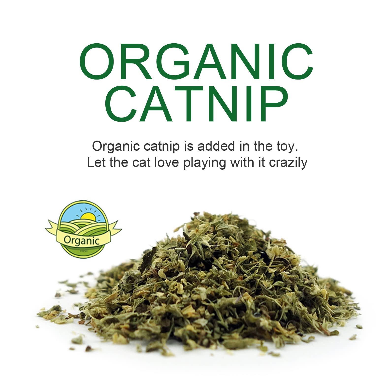 TTcat Juguete catnip masticable para gatos, diseño atractivo para morder y jugar.