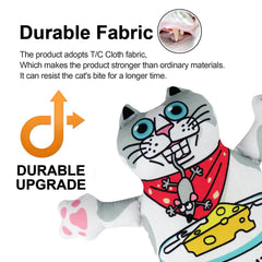 TTcat Juguete gato suave con materiales seguros, apto para mordisqueo ligero.