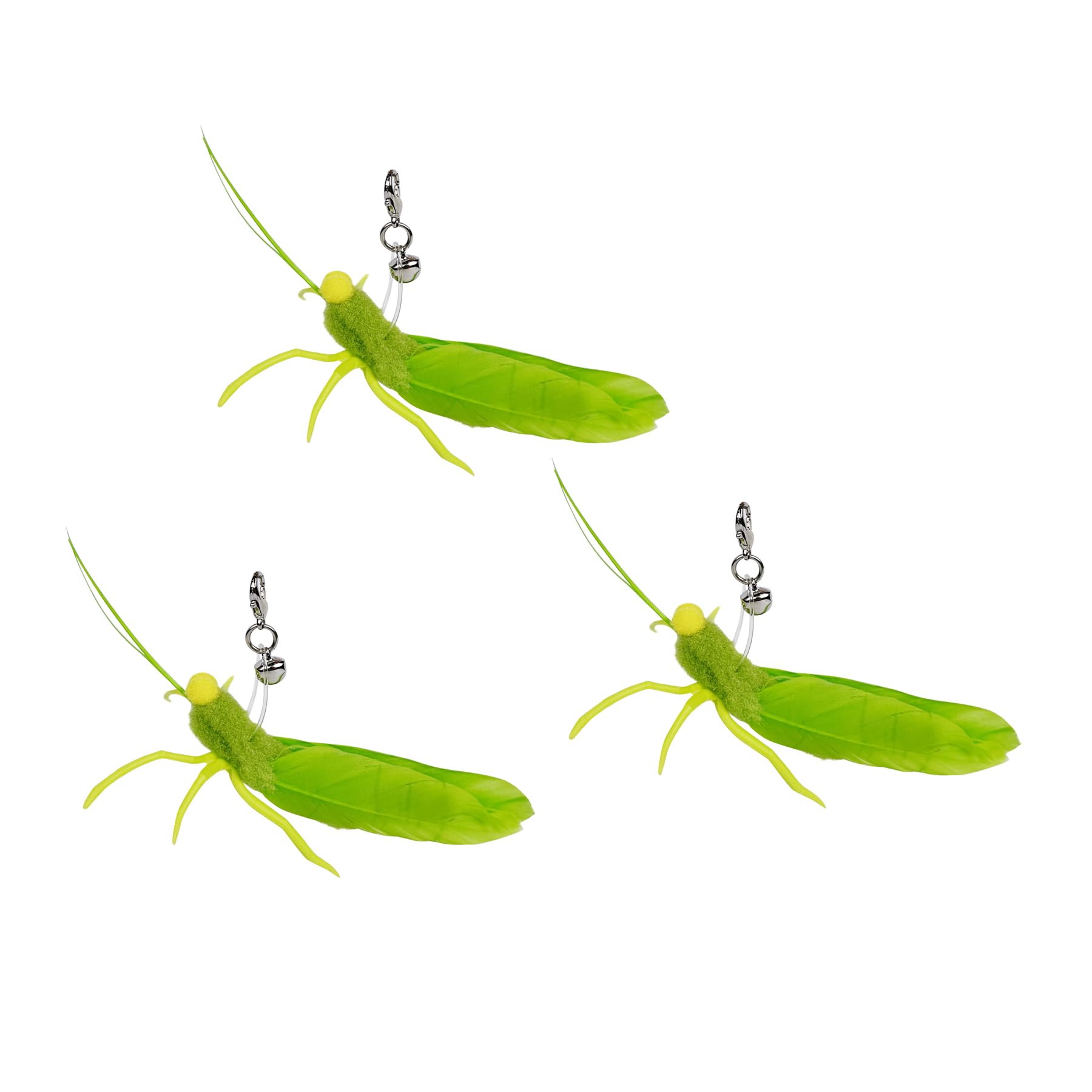 TTcat plumas saltamontes refil 1: repuesto seguro para juego interactivo