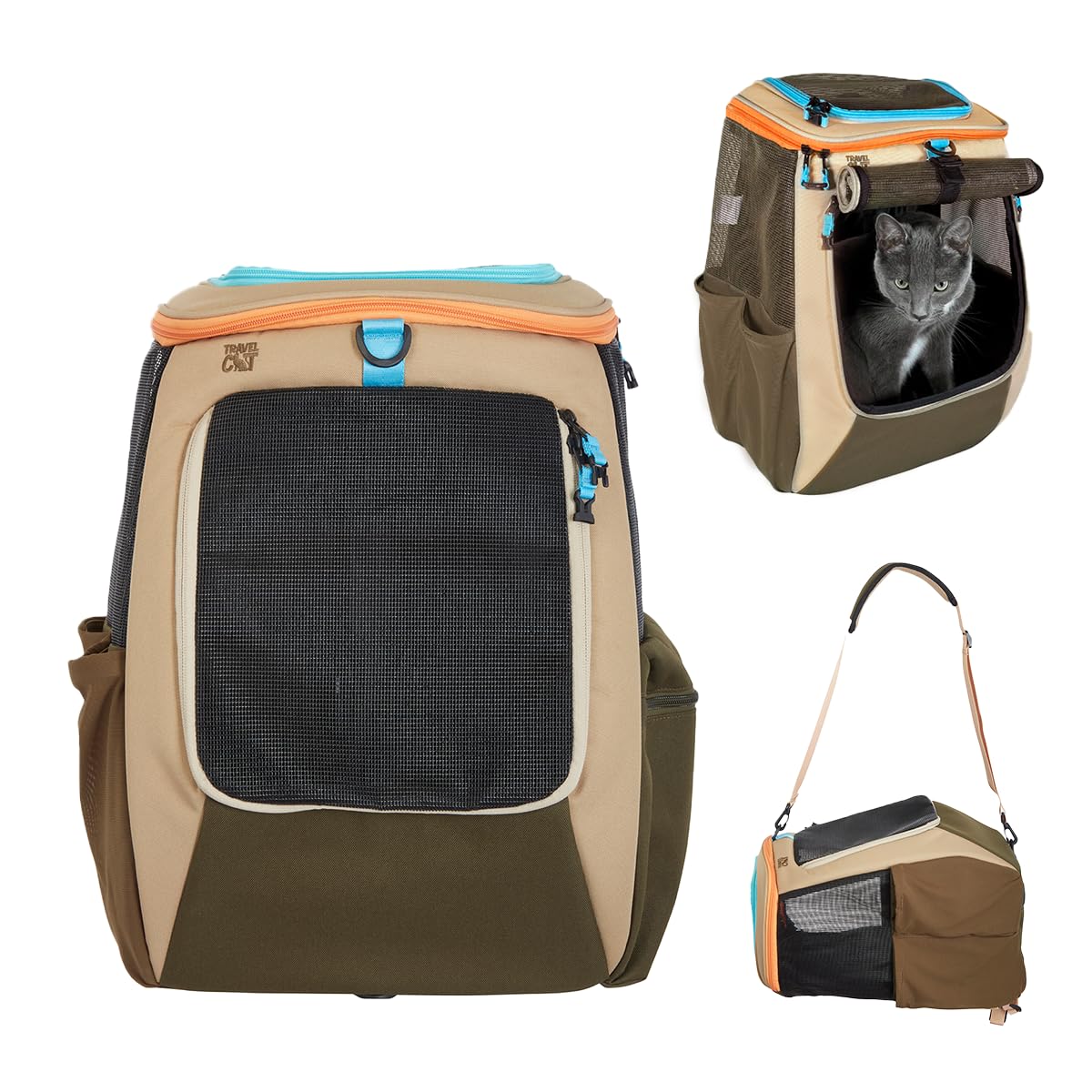 Your Cat Backpack Navegador: malla ventilada para viajes más cómodos con tu gato